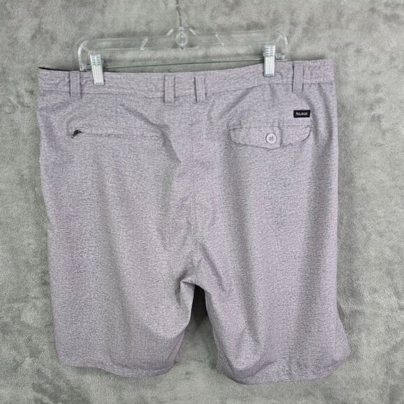 Mens Molokai Heather Gray Swim Shorts Polyester Stretch 10" Inseam Size 40 - Picture 6 of 10